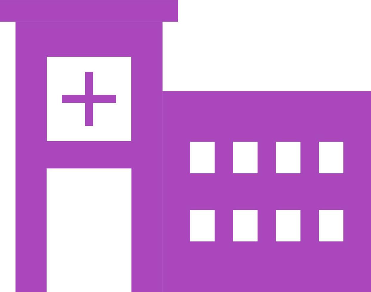 Beautiful Hospital Vector Glyph Icon