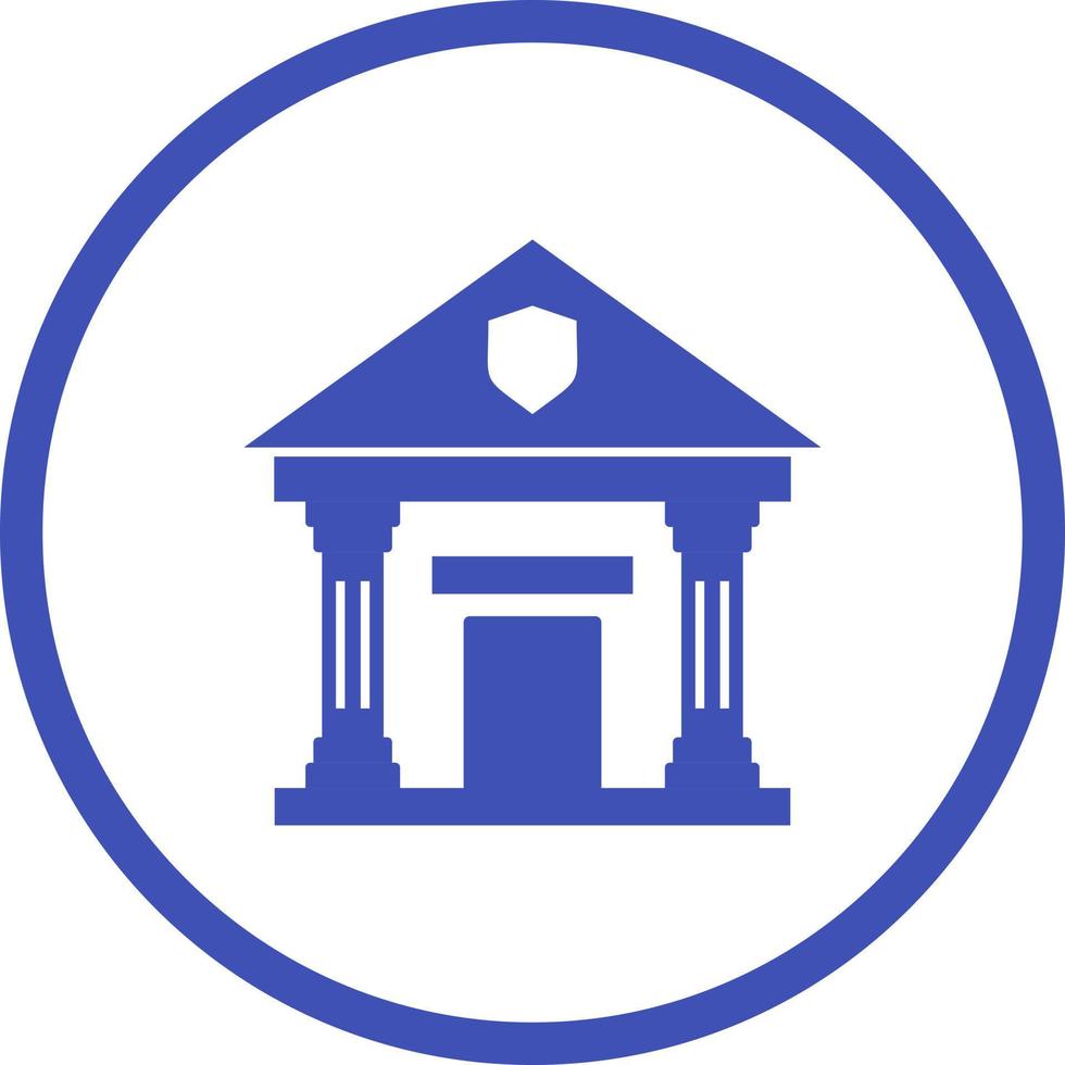 Beautiful Bank Vector Glyph Icon