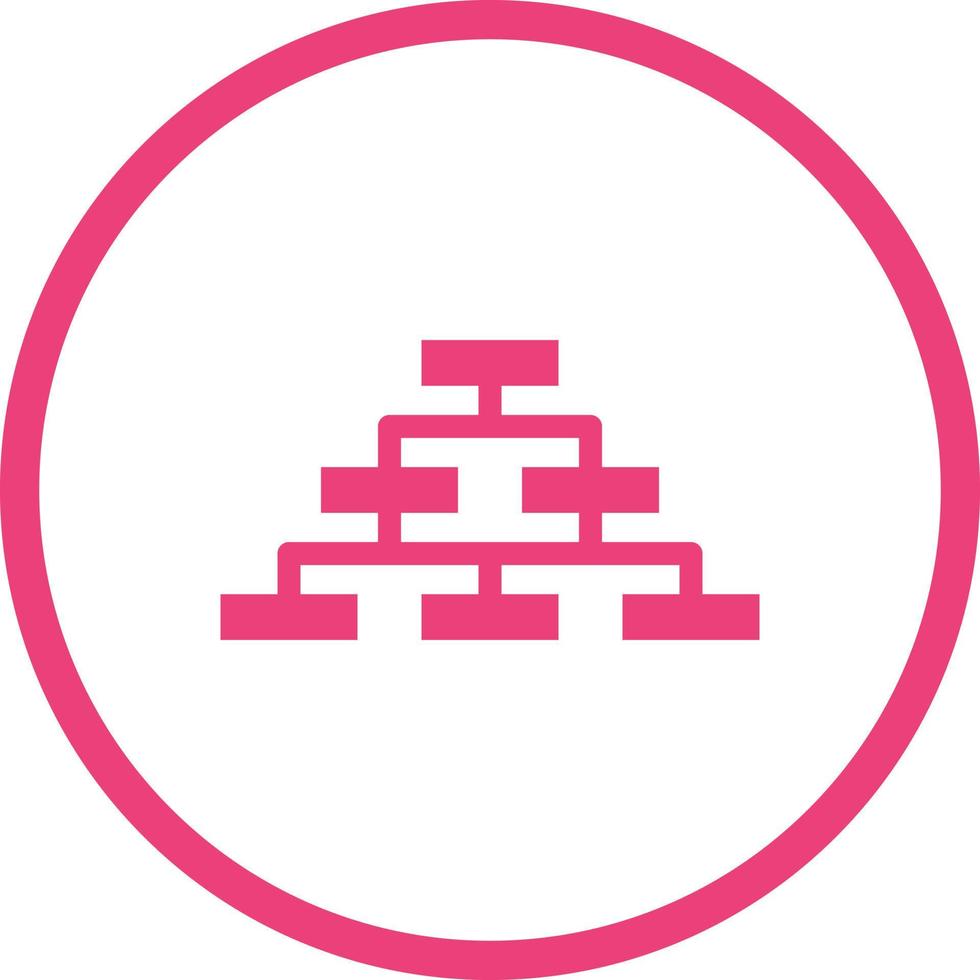 Beautiful Business structure Vector Glyph icon