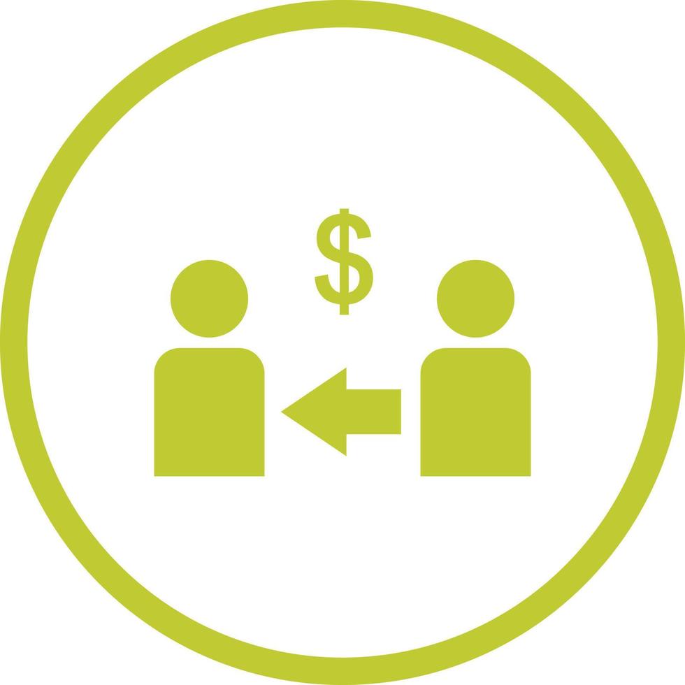 Beautiful Business affiliation Vector Glyph icon