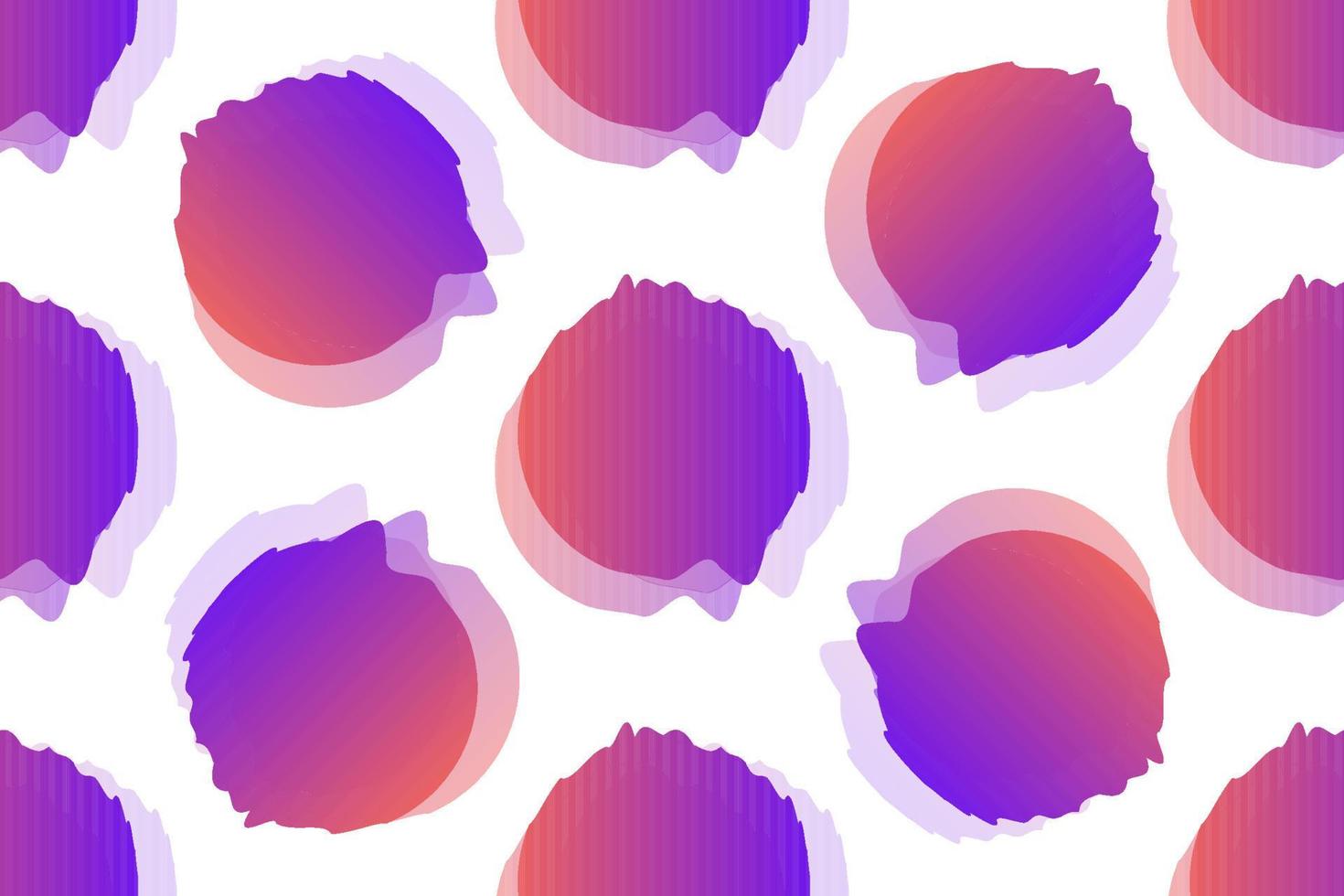 Gradient energy and vibrant shapes seamless pattern design for fabric vector