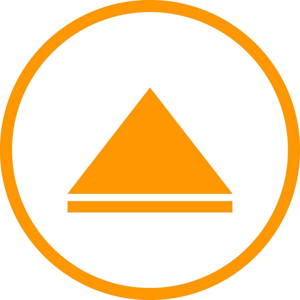 Beautiful Arrow Up Glyph Vector Icon