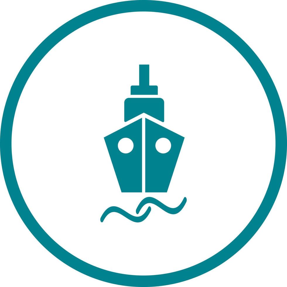 Beautiful Ship Vector Glyph Icon