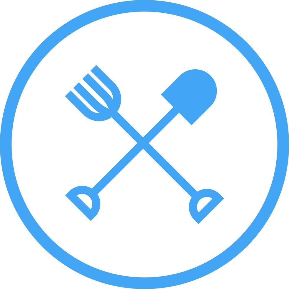 Beautiful Farming Tools Glyph Vector Icon