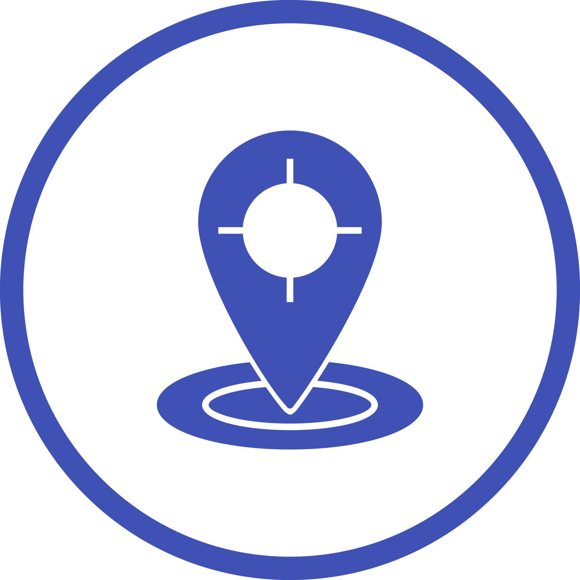 Beautiful Trace Location Glyph Vector Icon 17120339 Vector Art at Vecteezy