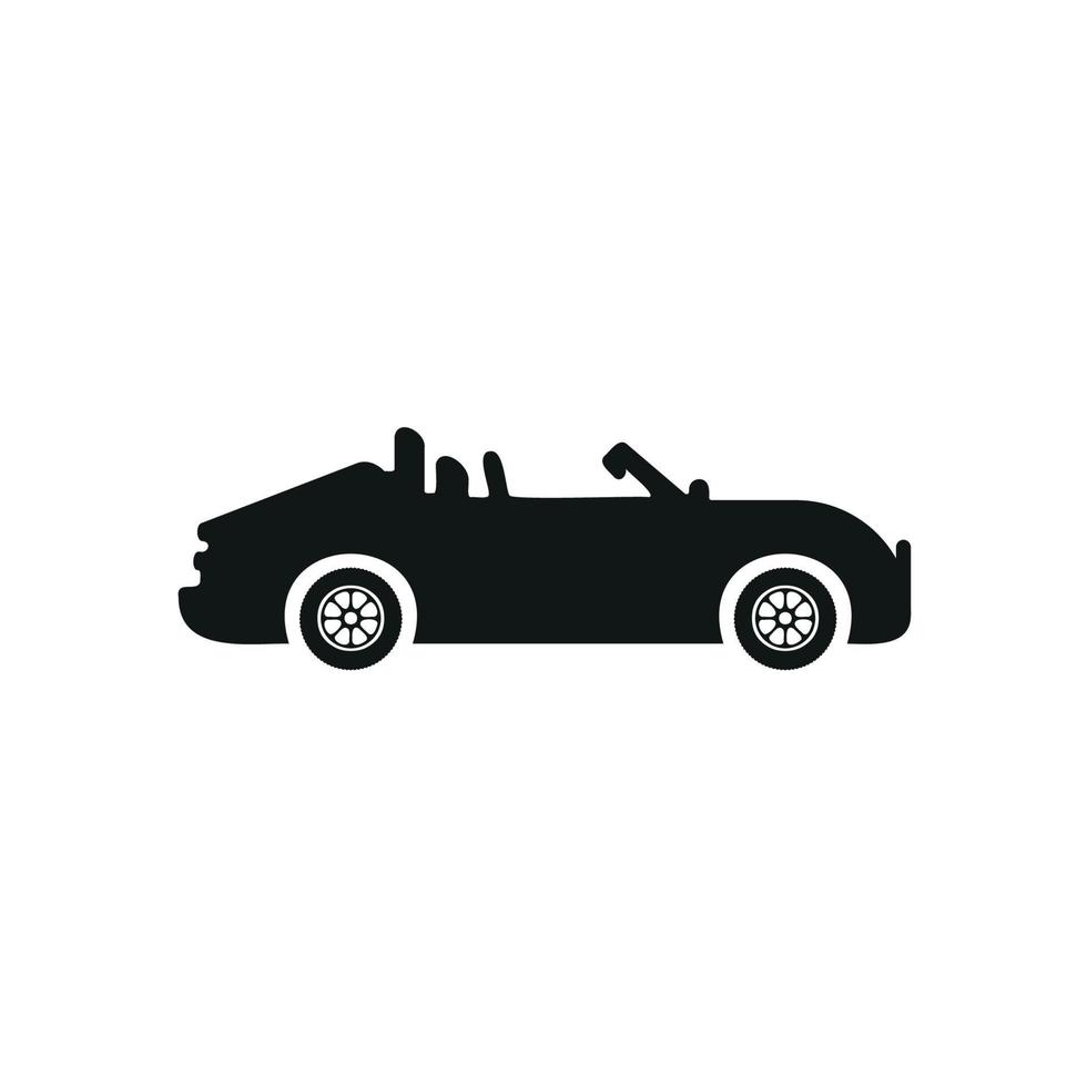 car icon vector symbol on white background.