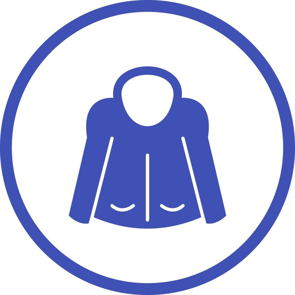 Beautiful Jacket Glyph Vector Icon
