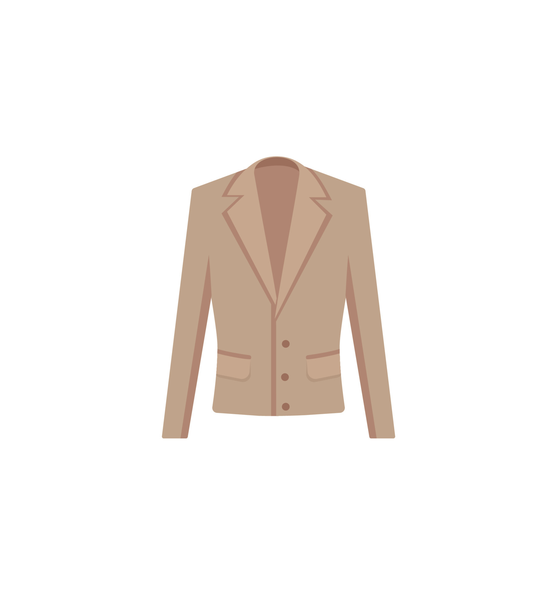 trendy women's jacket and accessories. Vector illustration 17120819