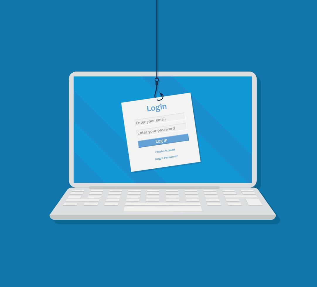 Login and Register Form with Blue Theme for Desktop Application or Website vector