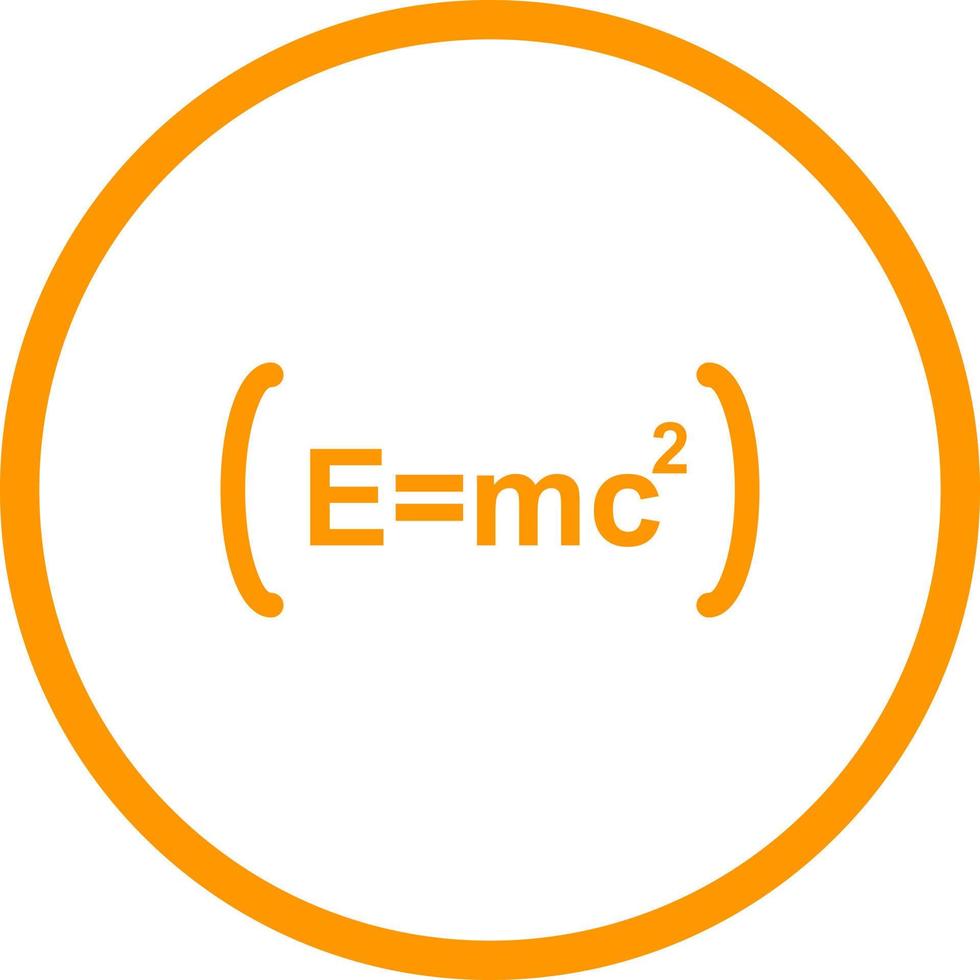 Beautiful Formula Glyph Vector Icon