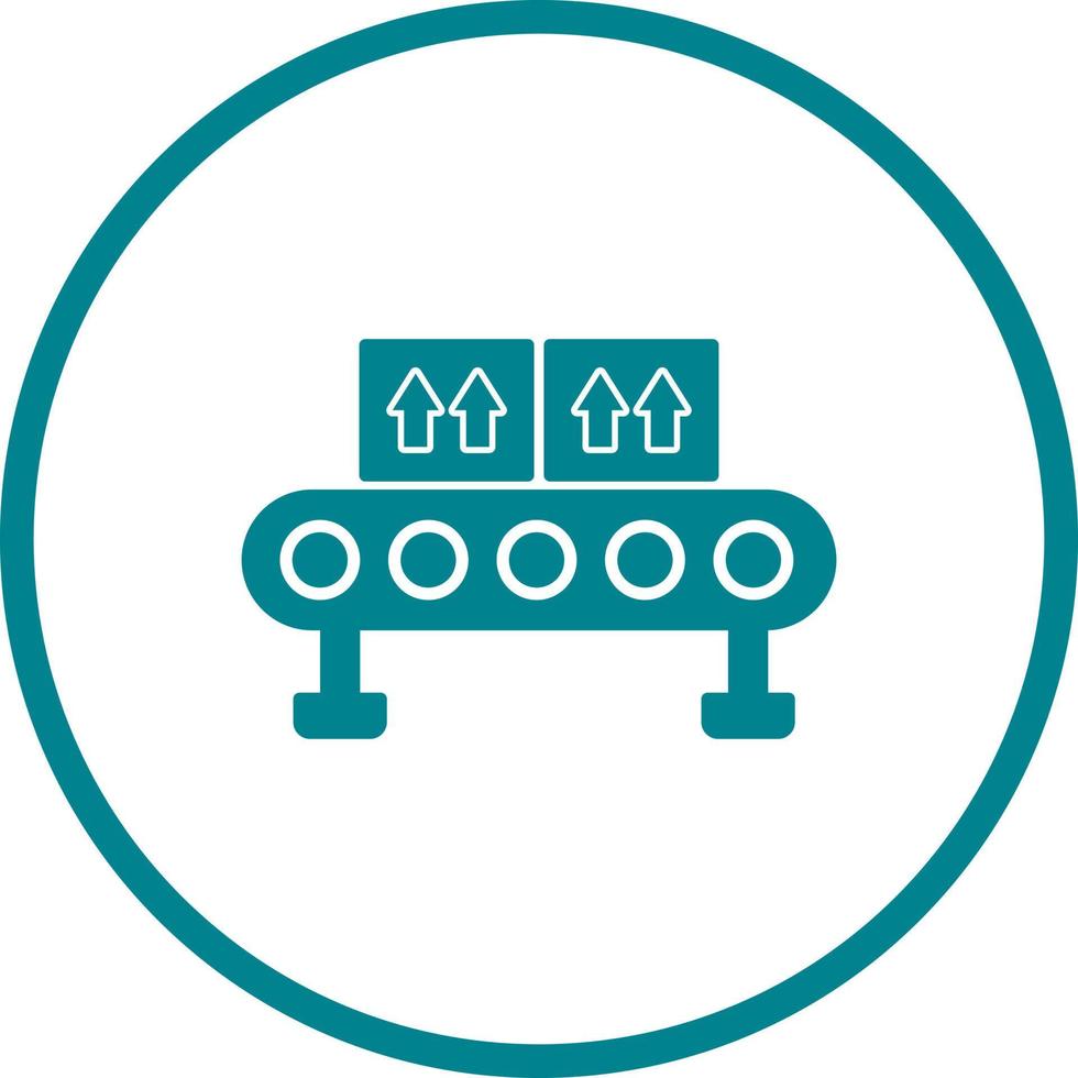 Assembly Line Vector Icon