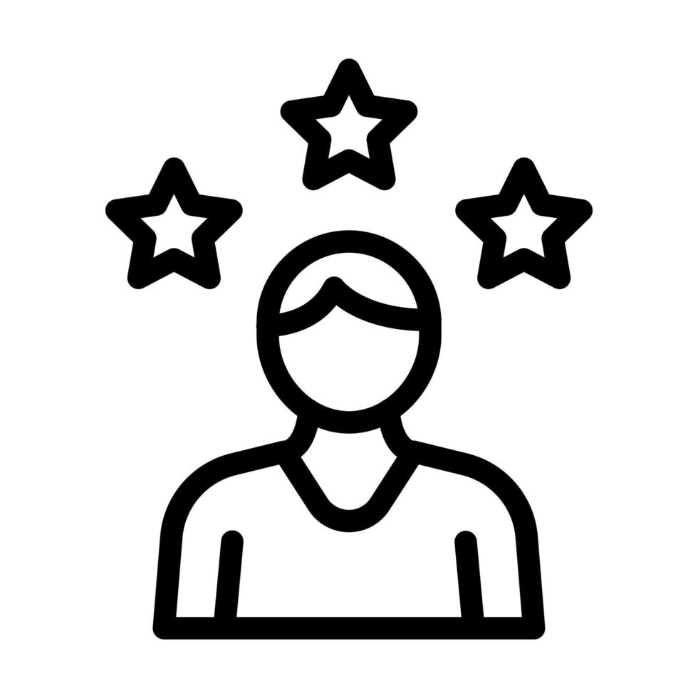 Self Confidence Icon Design vector