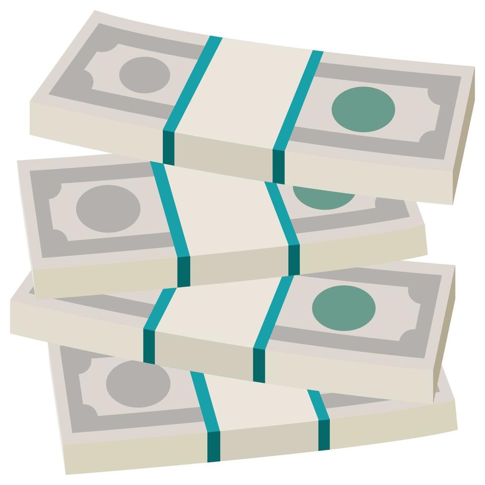 Banknote - Isometric 3d illustration. vector