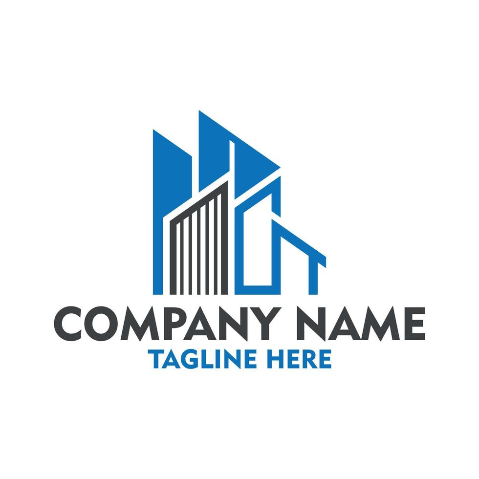 Real Estate logo design with vector format.