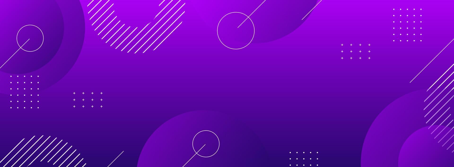 banner background. colorful, bright purple gradient, geometric effect eps 10 vector