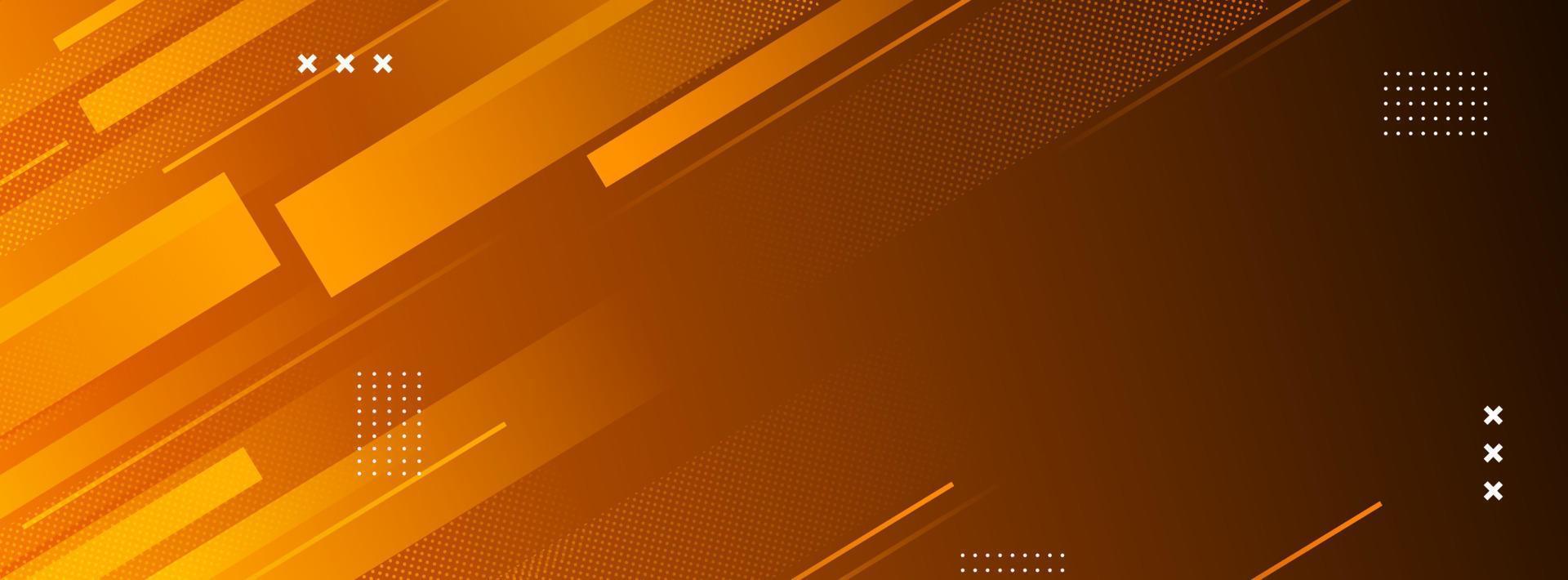 banner background. full color, bright orange gradation vector