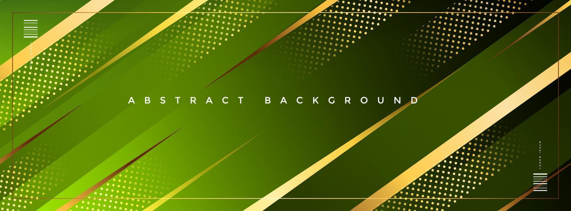 Bright green elegant luxury gradient modern banner background eps 10 vector