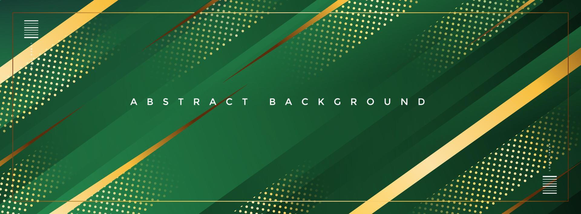 Dark green luxury gradient modern banner background eps 10 vector