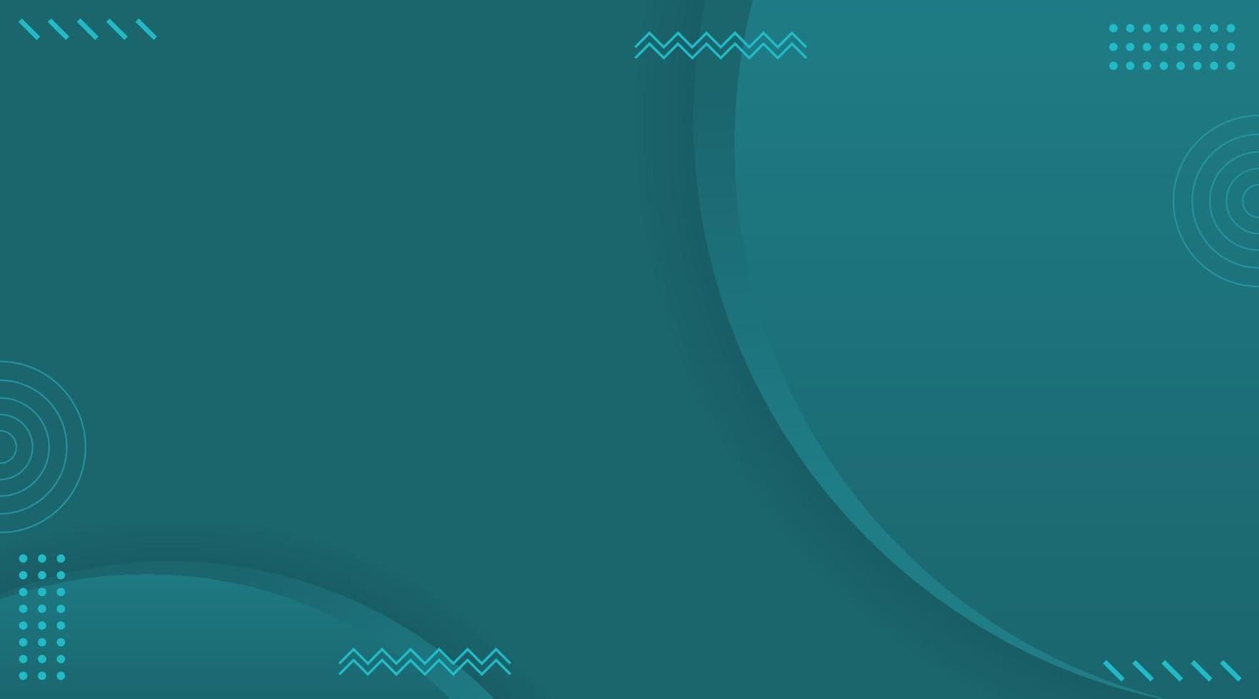 Minimalist Teal Gradient Banner Background vector