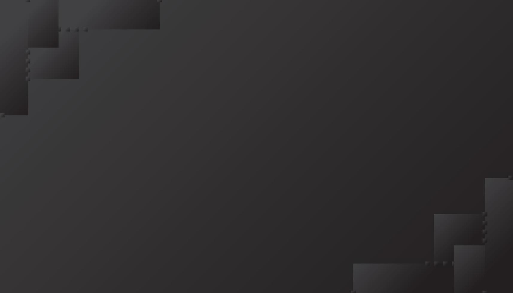 Simple Black Abstract Banner Background vector