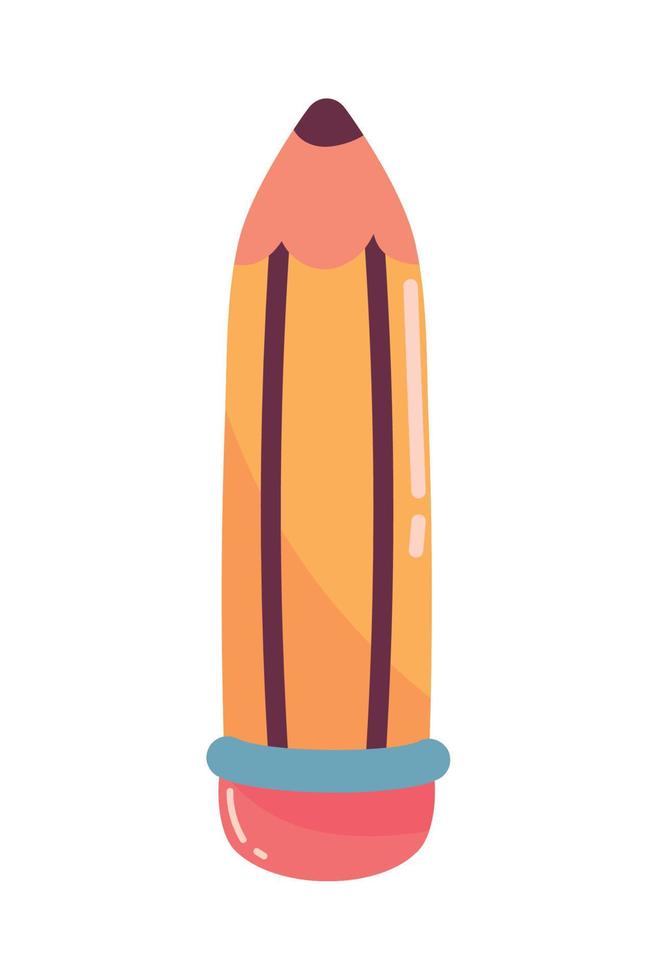 pencil school supply vector