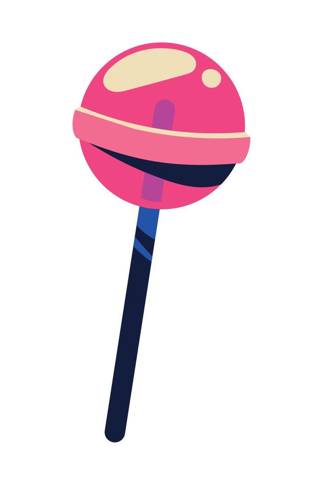 candy in stick 90s pop art vector
