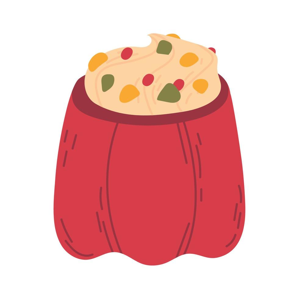 pepper with vegetables vector