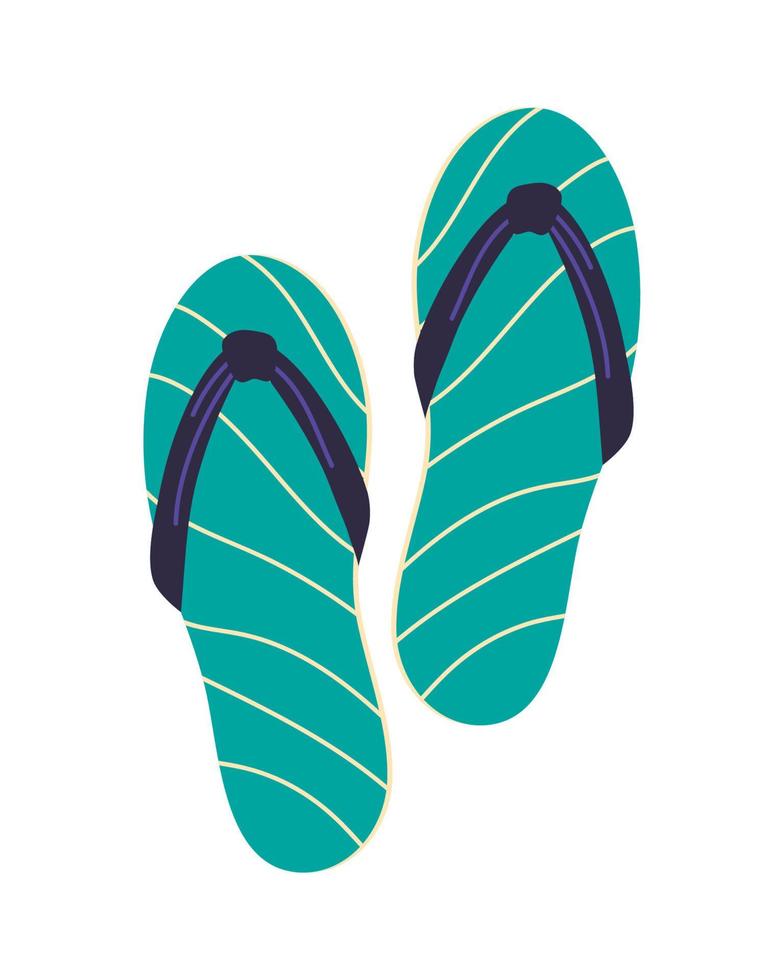 flip flops icon vector