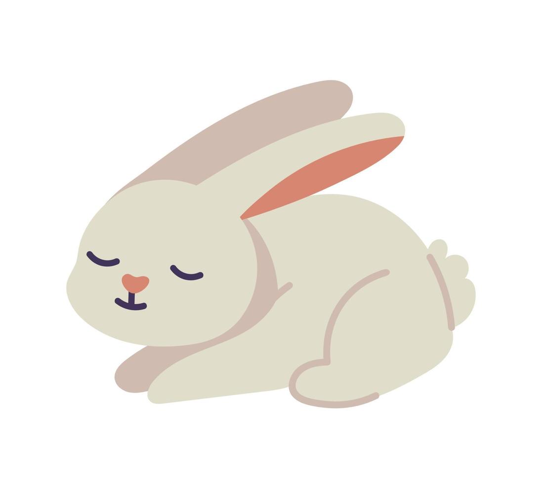 cute rabbit animal vector