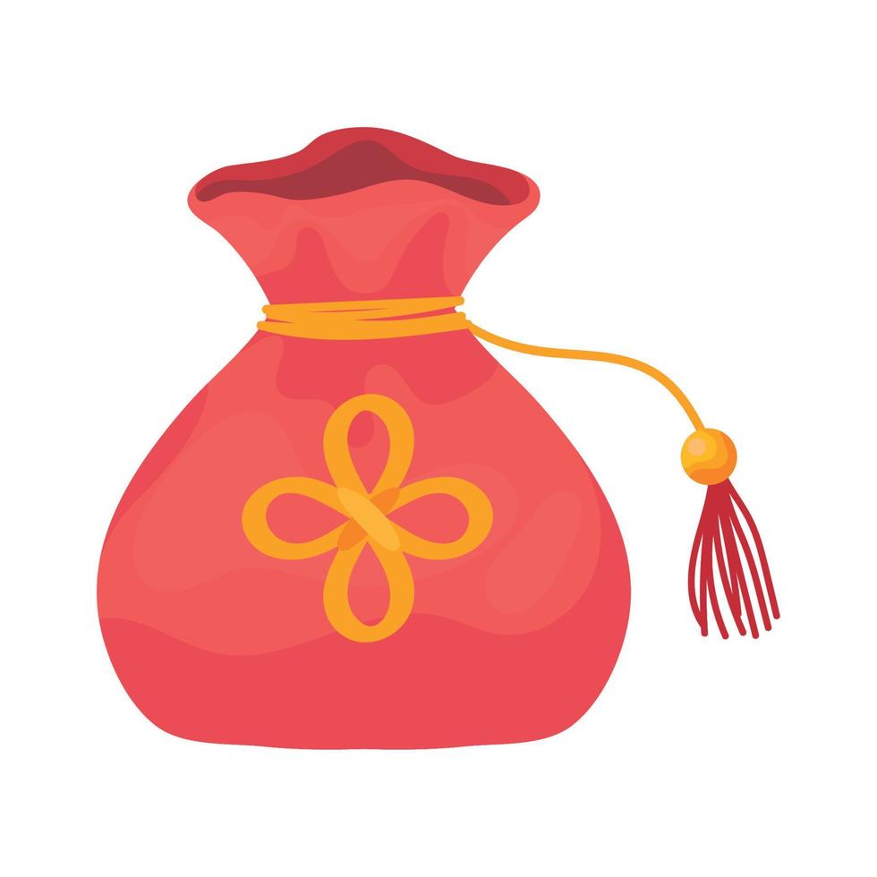 chinese bag gift vector