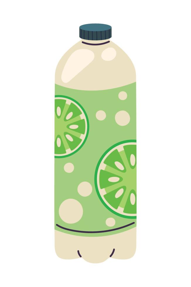 lemonade bottle beverage vector