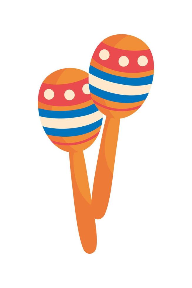 cuban maracas icon vector