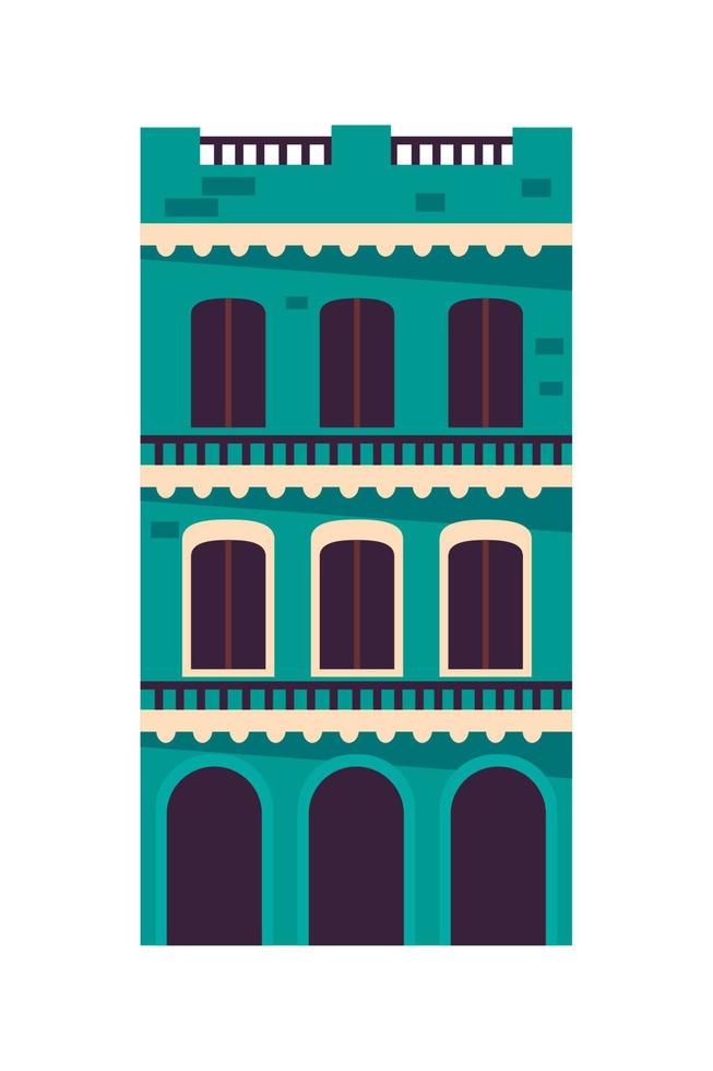 building exterior icon vector