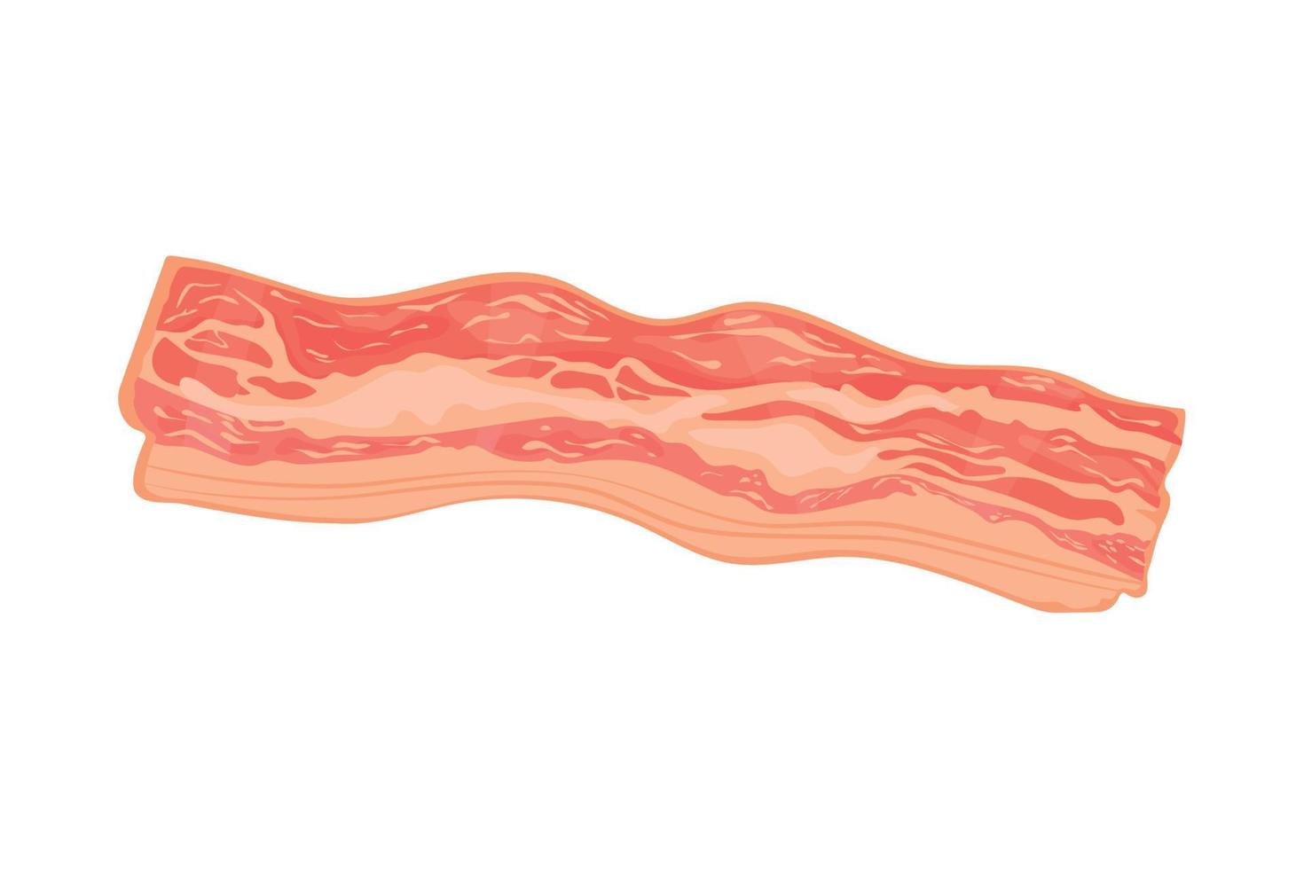 meat bacon icon vector