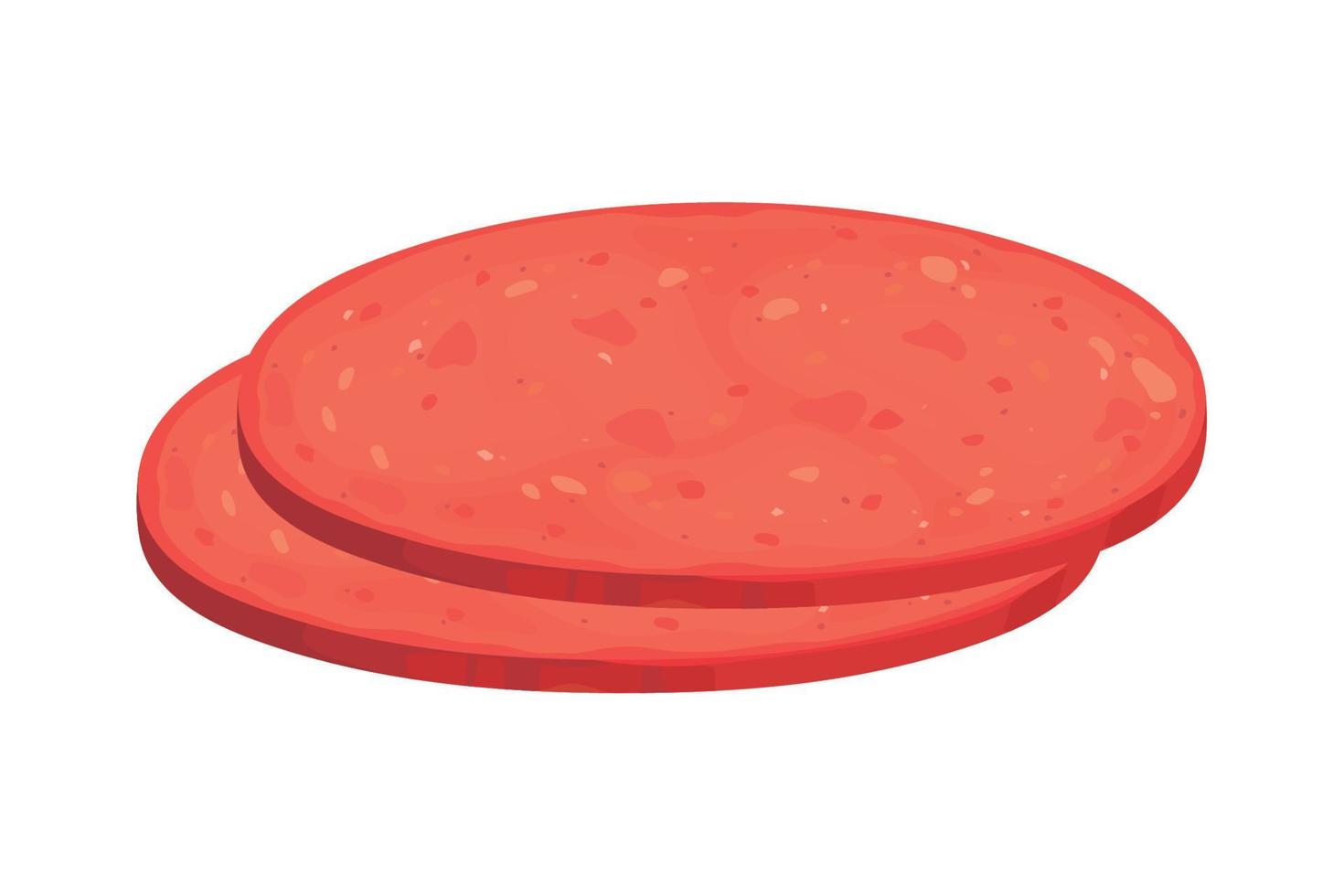 meat ham slice vector