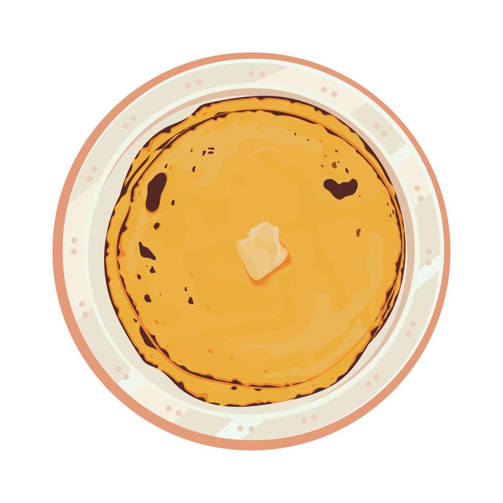 paratha with curd indian icon vector