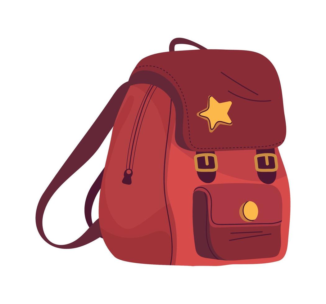 school backpack accessory vector