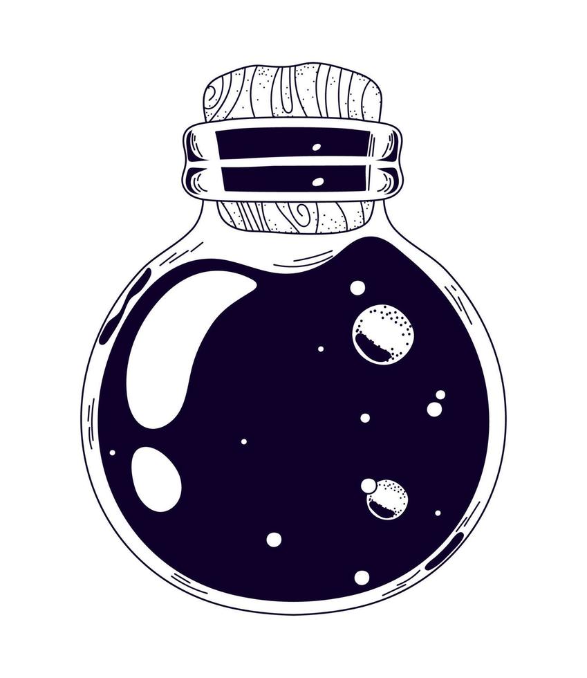 flask liquid esoteric vector