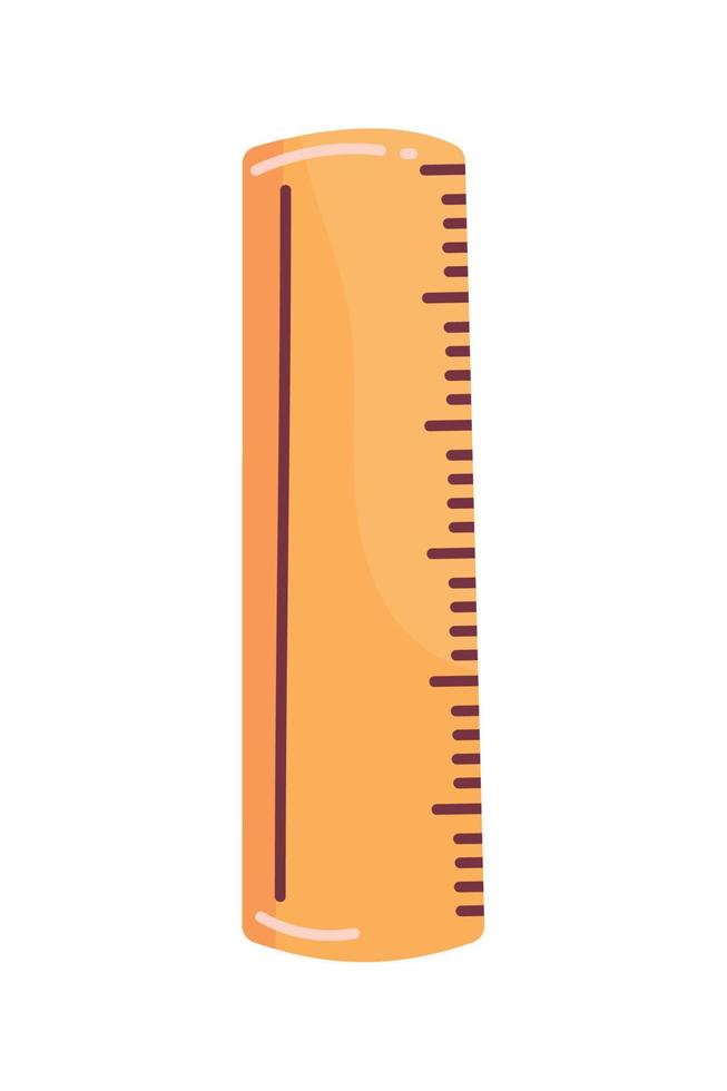 ruler school supply vector