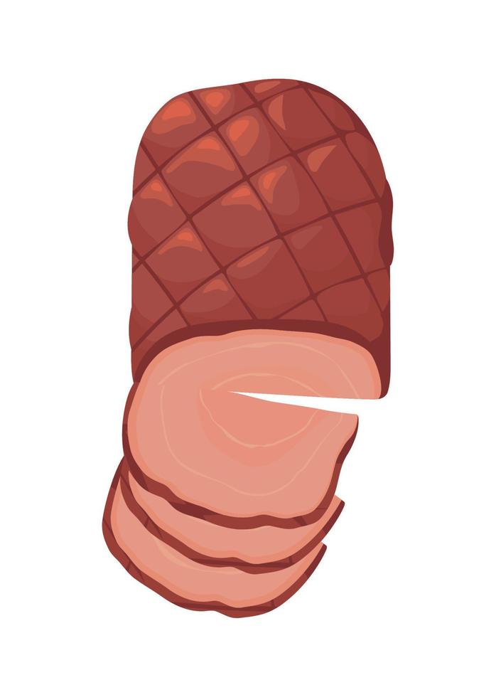 pork tenderloin icon vector