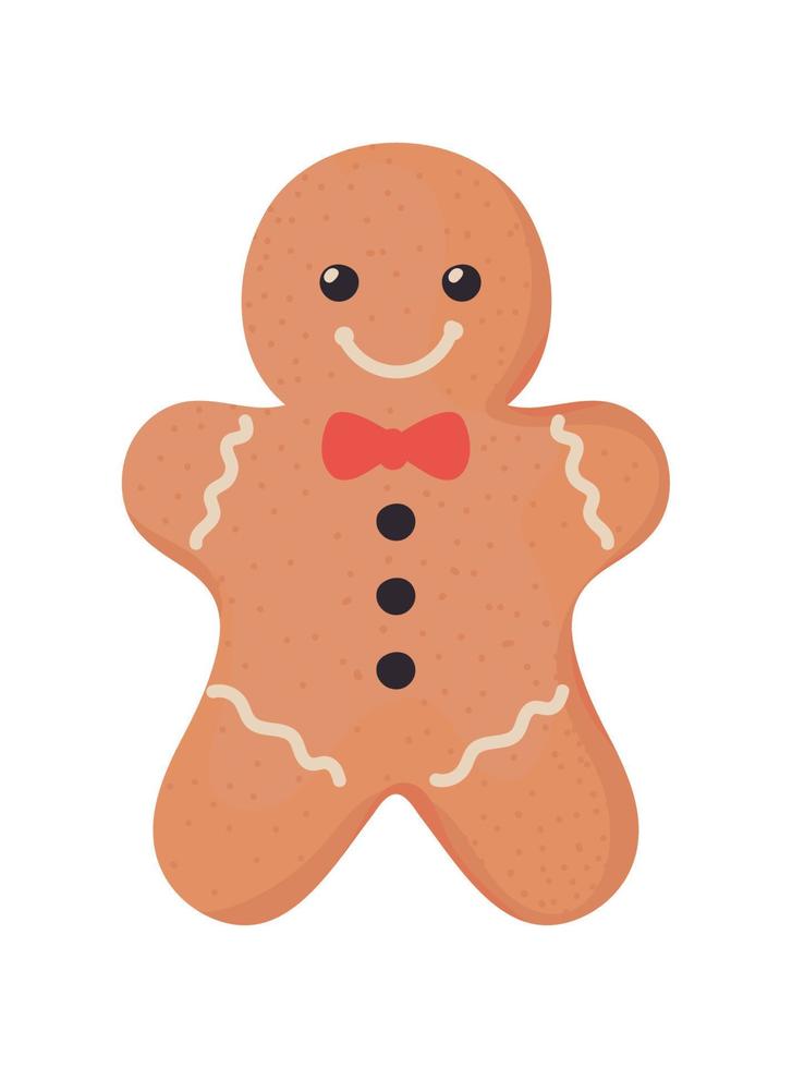 gingerbread cookie icon vector