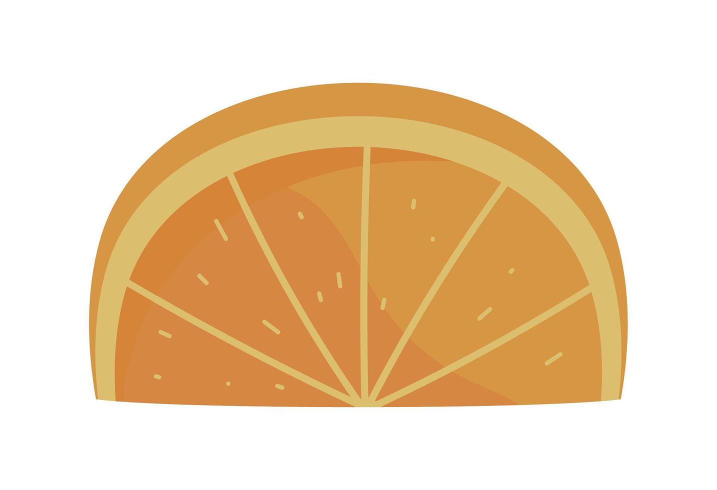 slice orange icon vector