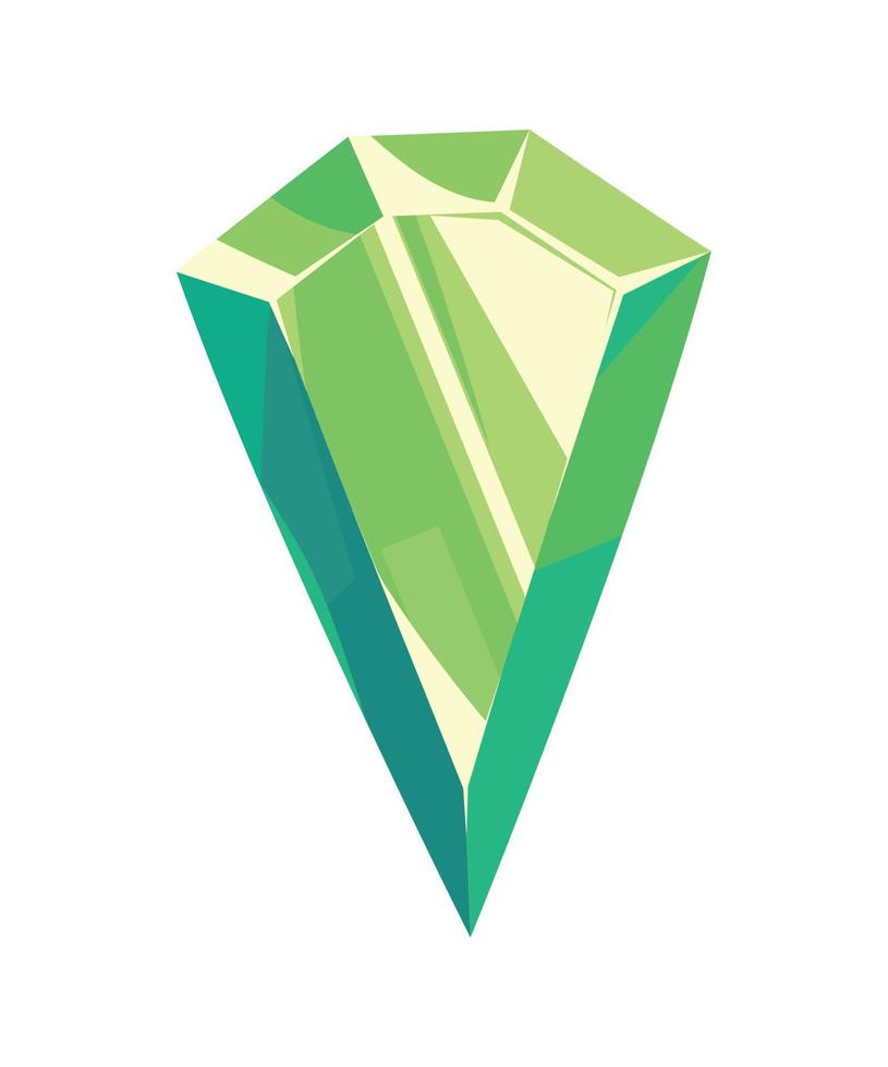 green gem luxury vector
