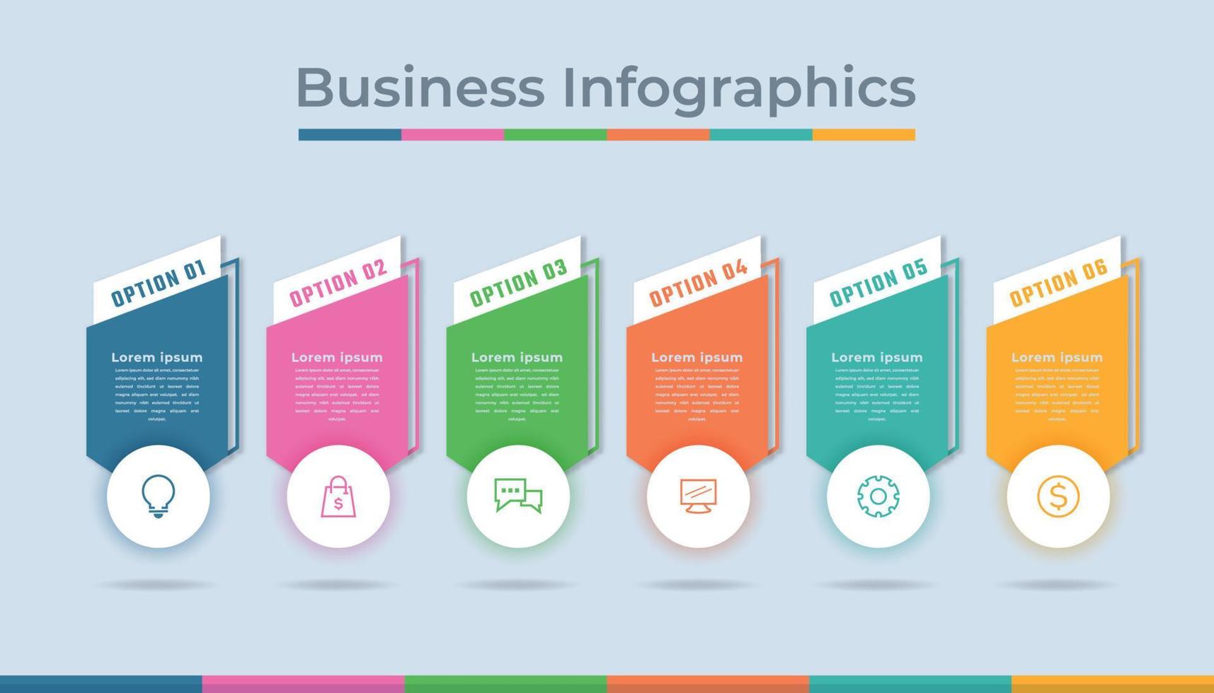 Timeline Infographics Business Data Visualization Process Chart. Abstract Diagram Graph with Steps, Options vector