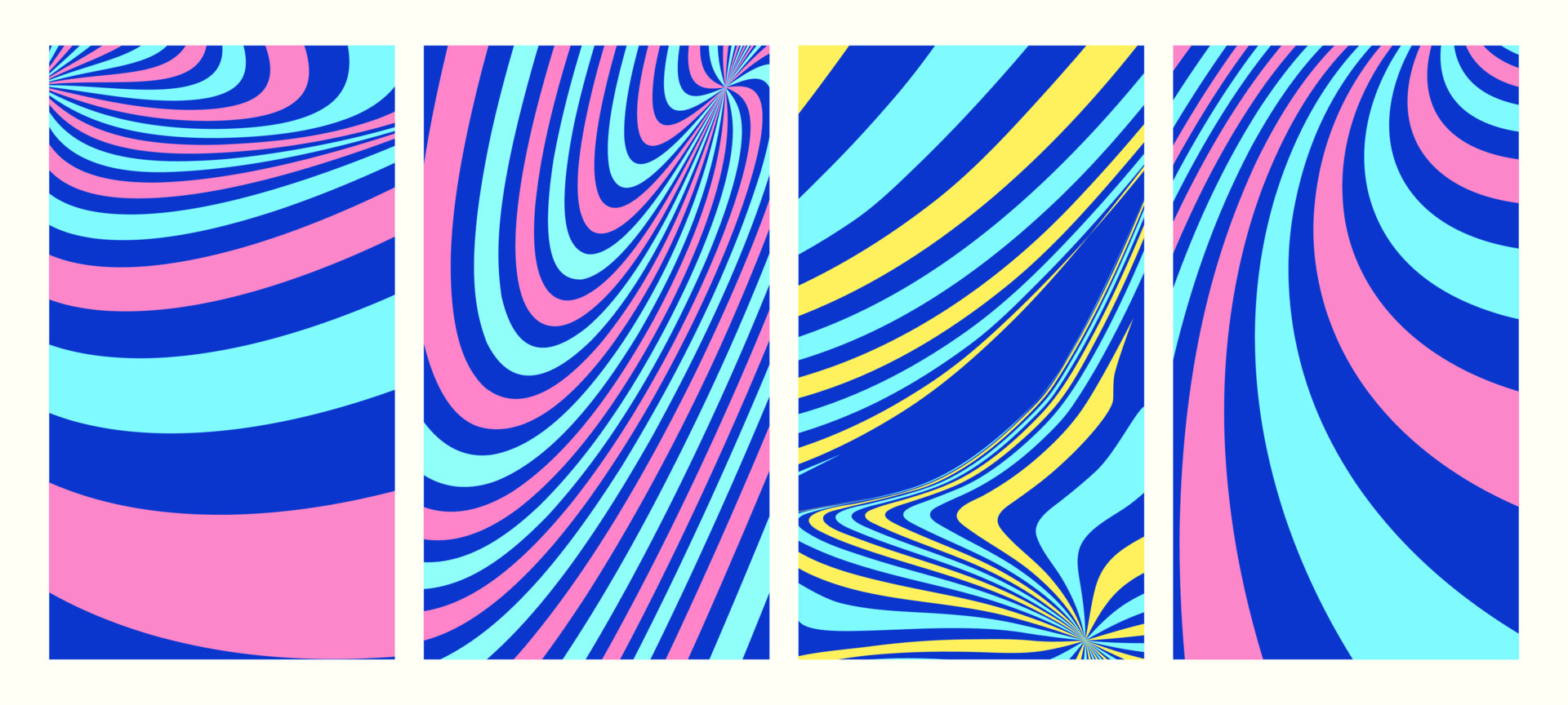 Creative Vibrant backgrounds. Twisted and distorted vector texture in  trendy retro psychedelic style. aesthetic background. Social Media Stories  Template 17122378 Vector Art at Vecteezy