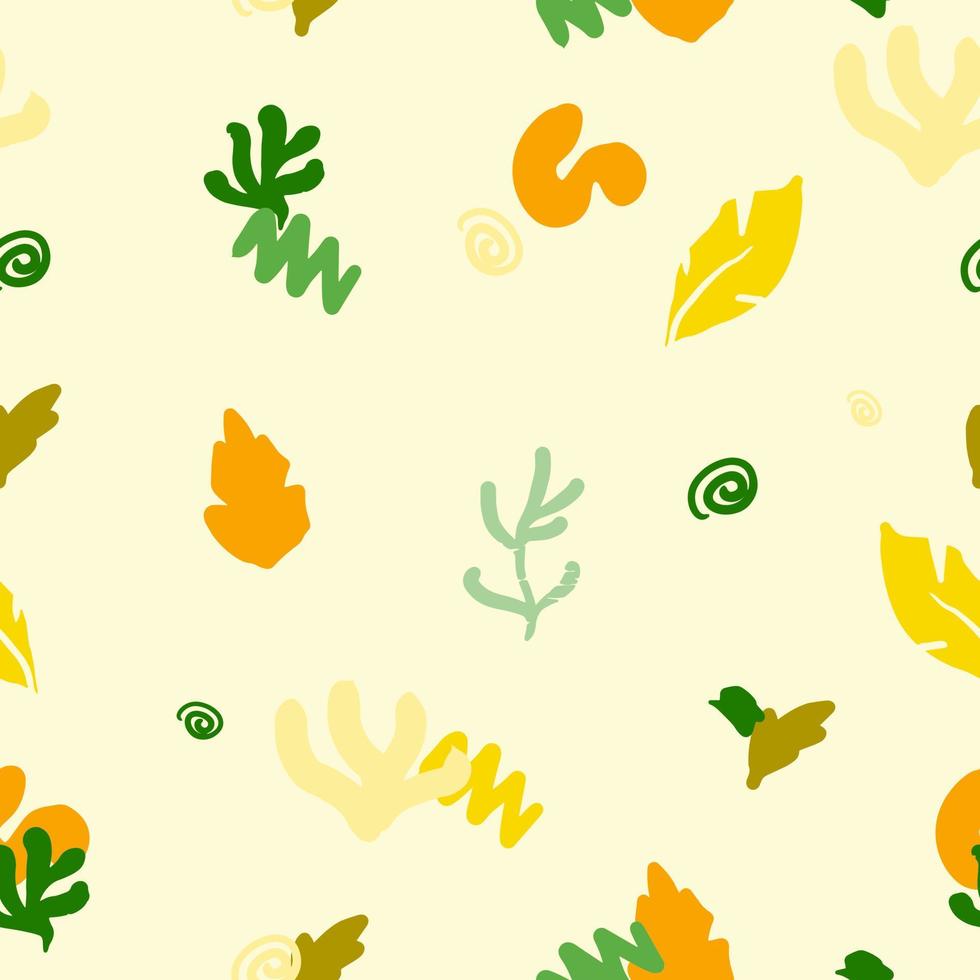 Yellow minimalistic pattern vector