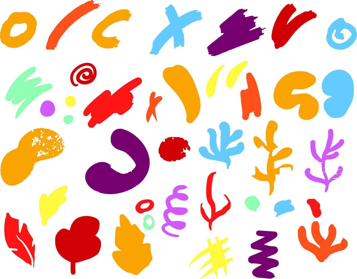 Set with abstraction ellements vector