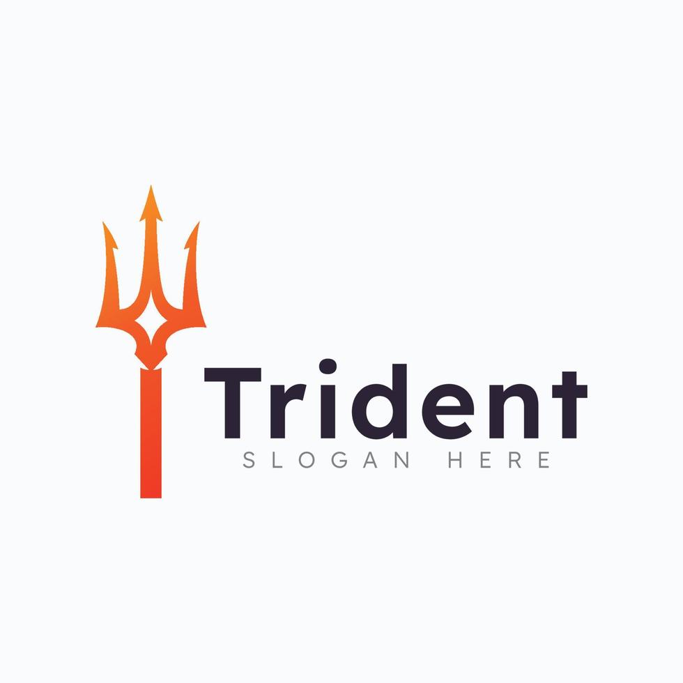 Trident Logo Template vector illustration