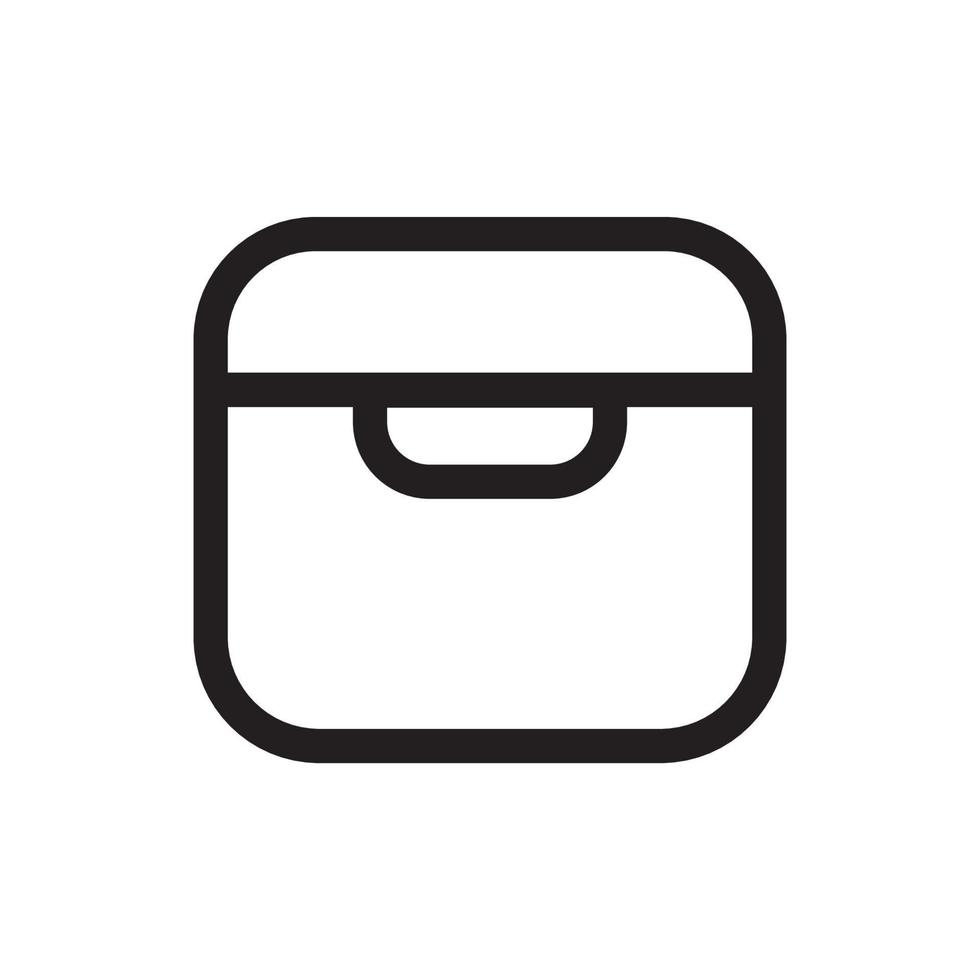 Earphone Headphone Box Icon vector