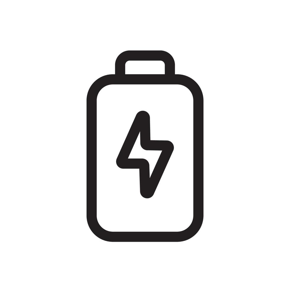 Battery Icon Outline vector